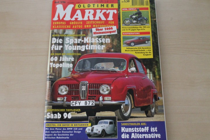 Deckblatt Oldtimer Markt (09/1996)